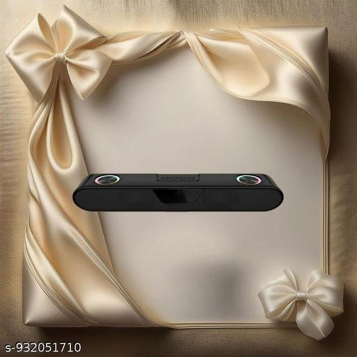 Portable Bluetooth Speaker, 16 Watts, Upto 8h Backup, Dual Drivers + Dual Passive Radiators, Call Function, Bluetooth v5.3 | USB | mSD| AUX, TWS, RGB LED