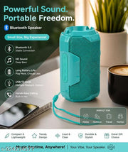 GeneCore 2-in-1 Bluetooth Speaker with Torch Light | Wireless Portable Speaker | FM Radio, USB, TF Card Support | Rechargeable Outdoor Speaker with Mic
