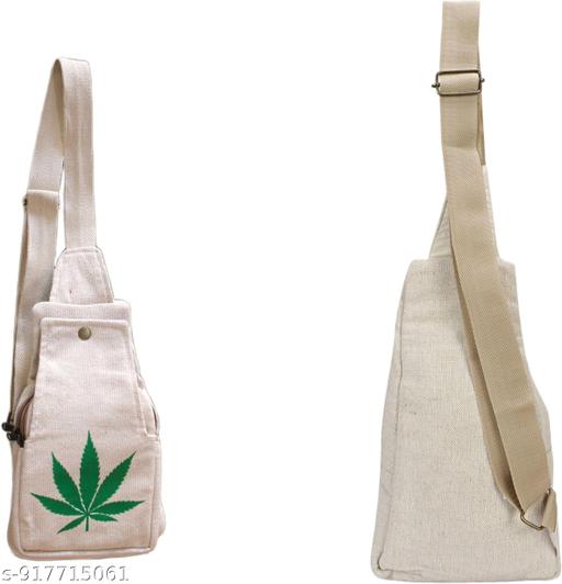 Men & Women Shoulder Bag Hemp Super Fashion Chest and Shoulder Ba