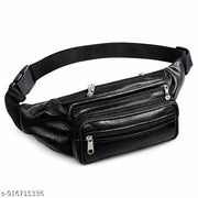 Black Waist Bag Crossbody