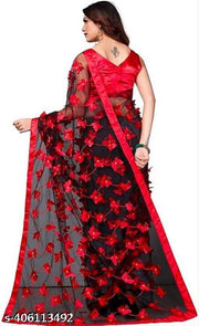 NET SAREE HEAVY WORK