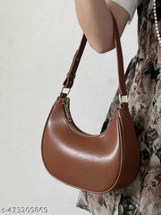 Premium Leather Crossbody Bag - Sleek, Functional, and Fashion-Forward For Ladies And Women