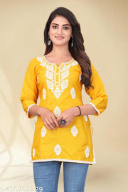 Cotton Aari Kurti Top