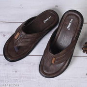 CALIBREL Men Brown Slippers | Slipper for men | Sandals for Men| Casual Sandals | Stylish, Comfortable & Durable | Men's Flip-Flops | Trendy men's footwear | Chappal for men | for Daily & Occasion