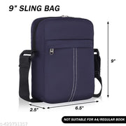 Zobex Stylish Nylon Sling Bag Blue Cross Body Bag Travel Office Business Messenger one Side Bag Shoulder Bag for Men and Women Side Bag