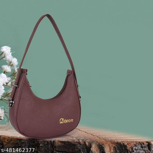 Dixon Dixon Brown Women Sling Bag Casual Half Moon Unique Design Shoulder Side Sling Bag For Women