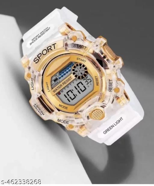 SHMOFY LUXRY Digital Watch For Men GOLD S  Transparent_12