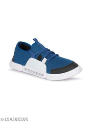 Men's See Green & Black Mesh Outdoor Casual Shoes