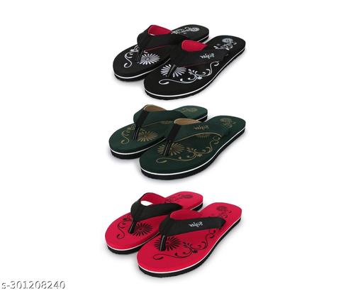 Women's Doctor Recommended Soft Dailywear Slippers - Combo Pack of 3