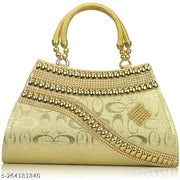 Aroy Trendy Women Velvet Bridal Clutch