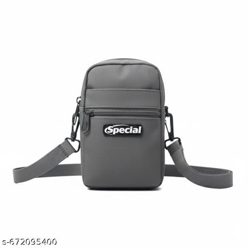 Trendy Men’s Multi-Functional Sling Bag | Stylish Crossbody Shoulder Bag & Waist Belt Pouch for Travel, Hiking, & Daily Use