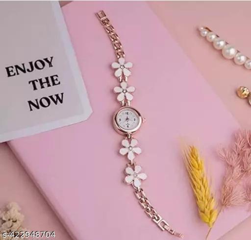 Women White Alloy Casual Analog Watches