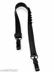 Adjustable Leather Cartridge 12 Bore Belt with Bullet Loops (Durable and Light Weight) Black