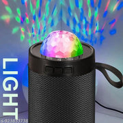 GeneCore PartyGlow X1 Bluetooth Speaker with RGB Disco Light | Wireless Speaker with Bass | Portable Mini Party Speaker | LED Night Light Speaker