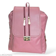 Backpack for Girls Women PU Leather Travel Bags Pithu Bag (LDPT03P)