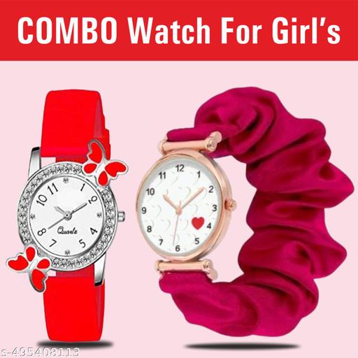 Butterflly Red | Heart Dial | Ribbin Belt(Combo)