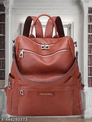 Bohobuzz Backpack Purse for Women Convertible Travel Vintage PU Leather Bag(Backpack,bag,backpack for women women bag fashion,stylish)