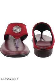 Huma Unique Flat Sandals Copper For Women Or Girls Stylish Trendy Slippers Casual Sandals For Women Latest Collection with Buckle Sandals for Girls Flat Chappal Daily Use Ladies Flat Heel