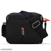 Nylon Crossbody Sling Bag for Men & Women – Lightweight Chest Shoulder Bag for Travel, Work & Everyday Use (Pack of 1)