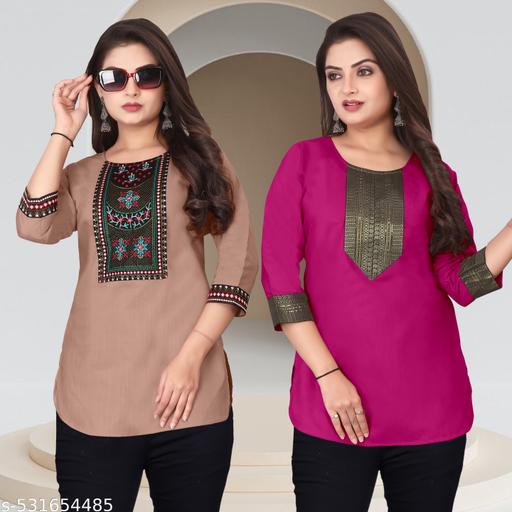 Women Short Kurti new Trendy Short Kurti For Girls
