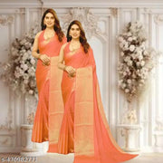 Chiffon saree for Pongal celebration