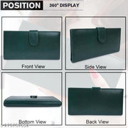 Regular fancy Women's Faux Leather with Zip Pocket, Multiple Card Holders and Pocket Wallet