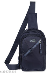 Men Crossbody Bag Sling Bag Chest Bag for Office Business College