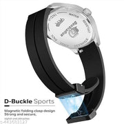 Chonograph Date Display Radium Dial Analoge Magnetic Belt Watch for Men S_18026