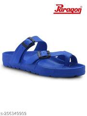Paragon Comfort Fit Trendy Blue Casual Slides for Men