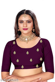 Embroidered Bollywood Silk Blend, Art Silk Saree