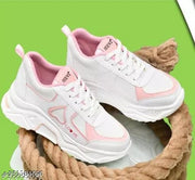 Vosco Women's Stylish Casual Sports Walking Running Sneakers Shoes For Girl And Women Pink Sky Women's Stylish Casual Sports Walking Running Sneakers Shoes For Girl And Women