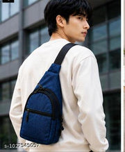 Premium Blue Crossbody Sling Bag for Men & Women
