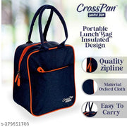 Office Lunch Bag / Tiffin Bag / Travel Bag  for Office, College, School and Travel, Colour Navy Blue