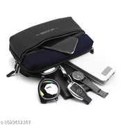 Waist Bag for Men & Women | Water-Resistant Crossbody Fanny Pack with Adjustable Strap, Smooth Zippers & Multi-Compartment Storage for Travel & Daily Use