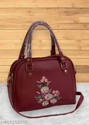 High quality ravishing fancy women designer handbag with non-detachable belt