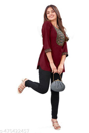 Women Short Kurti new Trendy Short Kurti For Girls