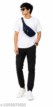 waist bag, waist pouch, fanny pack, crossbody bag, chest bag, sling bag, unisex waist bag, travel bag, sports bag, water resistant, adjustable strap, lightweight, multipurpose