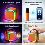 DPM Bluetooth Speaker with Microphone, High Bass Sound, AUX Support