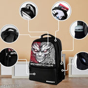 Bagpack with 2 Secret Pockets, 28 litres Large Size Laptop Alian Print Backpack, Travel Bag for Men Pack for Outdoor, Office Lightweight Backpack