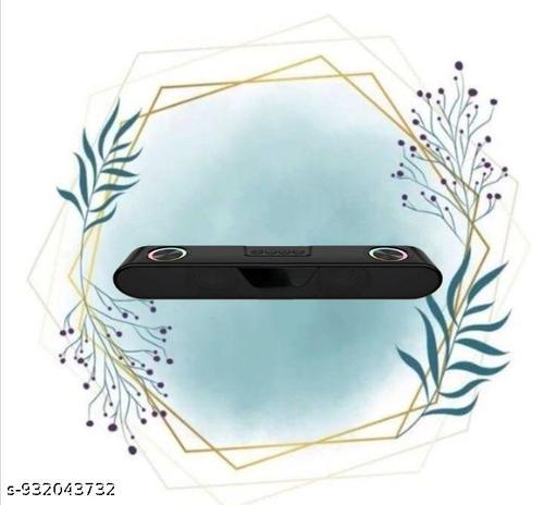 Portable Bluetooth Speaker, 16 Watts, Upto 8h Backup, Dual Drivers + Dual Passive Radiators, Call Function, Bluetooth v5.3 | USB | mSD| AUX, TWS, RGB LED