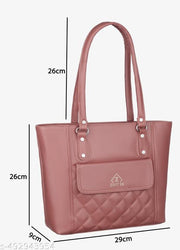 Stylish Women’s PU Leather Tote Bag | Trendy Shoulder Handbag for Girls & Women