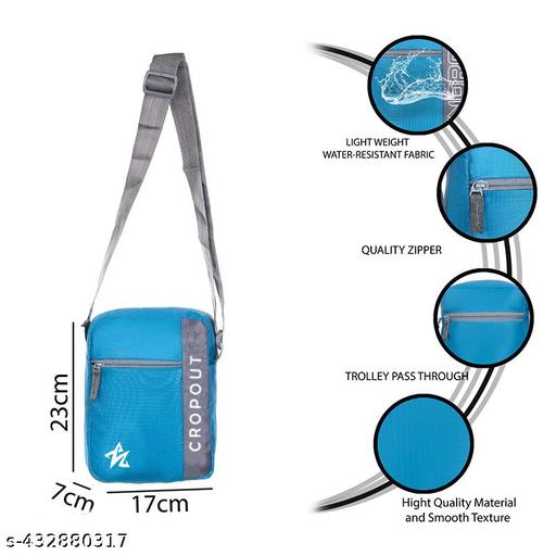Stylish Blue Sling Bag for Men Compact & Durable Crossbody Travel Bag