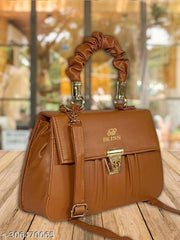 "Stylish Classic Women Sling Bag (Brown) | Elegant attractive beautiful sling bag for women (Brown)| Gorgeous Stylish Handbag| Brown Sling Bag For Girls & Womens|  "