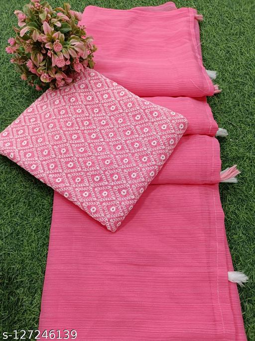 Viscose Silk Brasso Saree