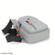 1pc Durable Chest Bag, Outdoor Mountaineering Cycling Travel Crossbody Bag, Small Lightweight Portable Waist Bag, Three-layer Large Capacity Fanny Pack