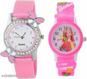 Classy Girl And kids Girl Watch Combo
