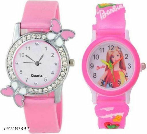 Classy Girl And kids Girl Watch Combo
