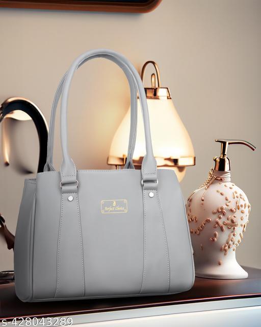 Grey Stylish ladies purse bag for daily Use. purse for women,women purse,handbags for women and girls,Shoulder Pu-Leather Handbags for Women's