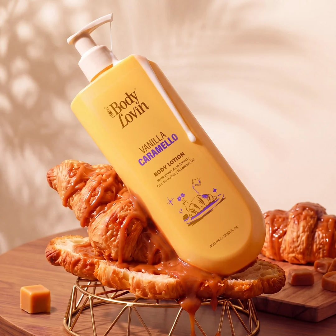 Plum Goodness Vanilla Caramello Body Lotion by BodyLovin' | 400 ml