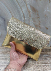 Partywear Shinning Sling Bag/Clutch For Women & Girls.